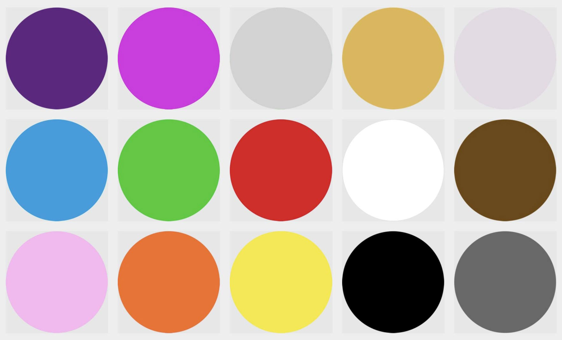 bedeutung-farben Farbkreise zur Darstellung der Bedeutung der Farben